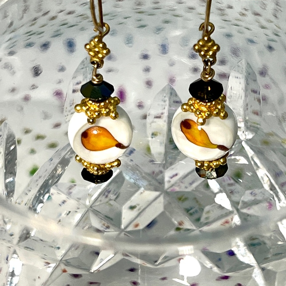 Glasslamp Drop Earrings
